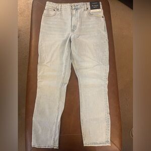 Abercrombie & Fitch Light Wash High Rise Jeans